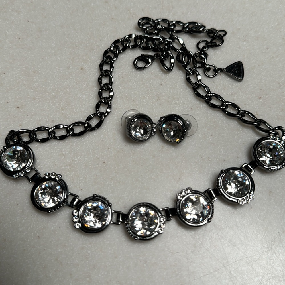 Silpada Glamour Necklace With Matching Earrings. Excellent Condition. - Picture 6 of 10